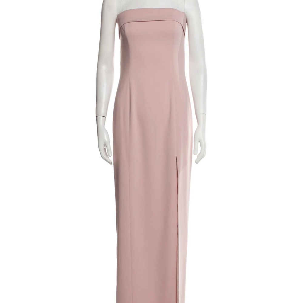 Jay Godfrey Strapless Dress in Dusty Rose